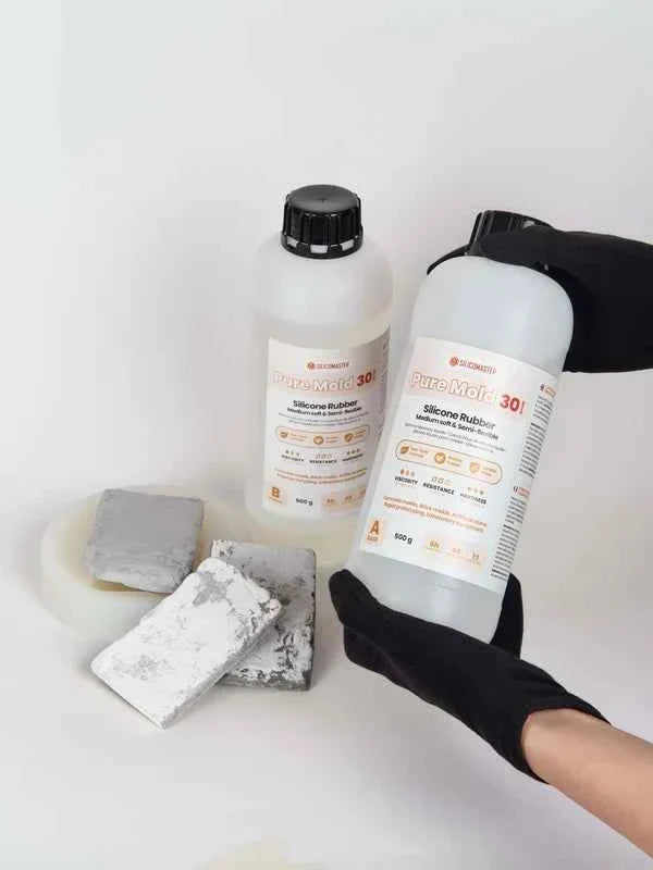 Pure Mold 30 – Silicone ideale per stampi in cemento, gesso, malta e pietre decorative