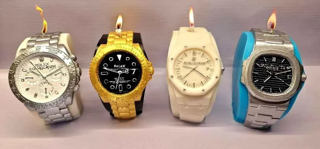 Patek Philippe. Candela Orologio in molti colori. Naturale al 100%