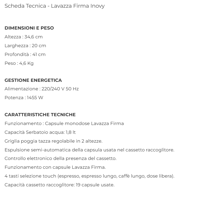 Lavazza firma inovy
