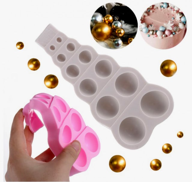 Sfere e Perle. Stampo in silicone