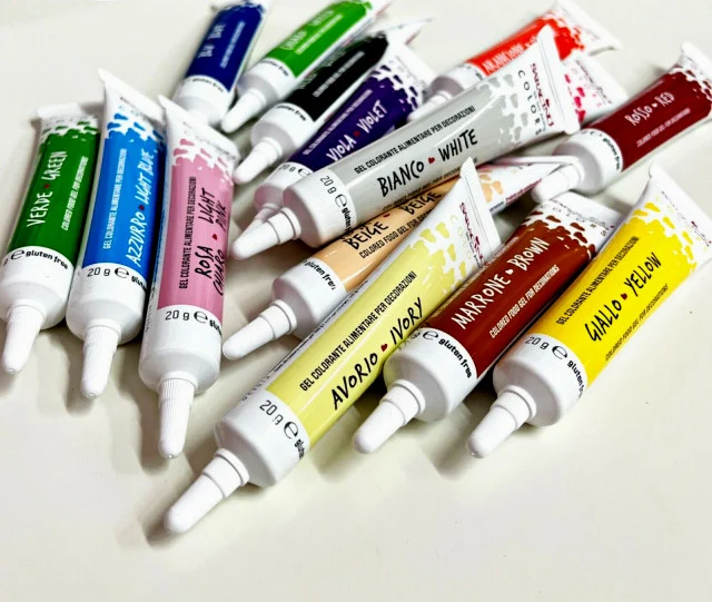 Saracino. Nuovi Coloranti in GEL. 20 gr. Senza glutine