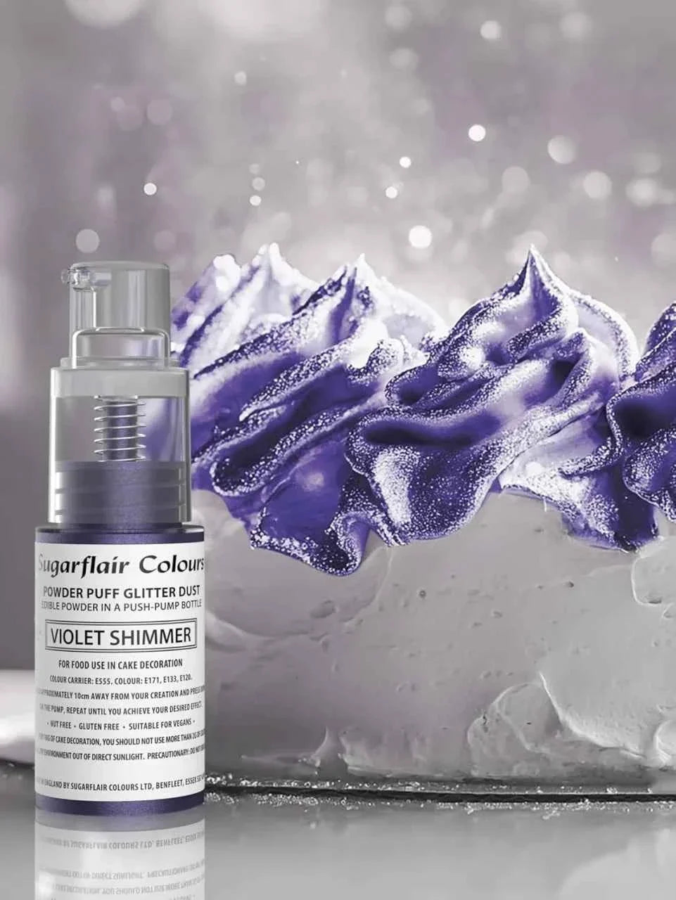 Polvere Spray Glitter Rosso perlescente. Naturale 100% ed edibile per Candele e Saponi