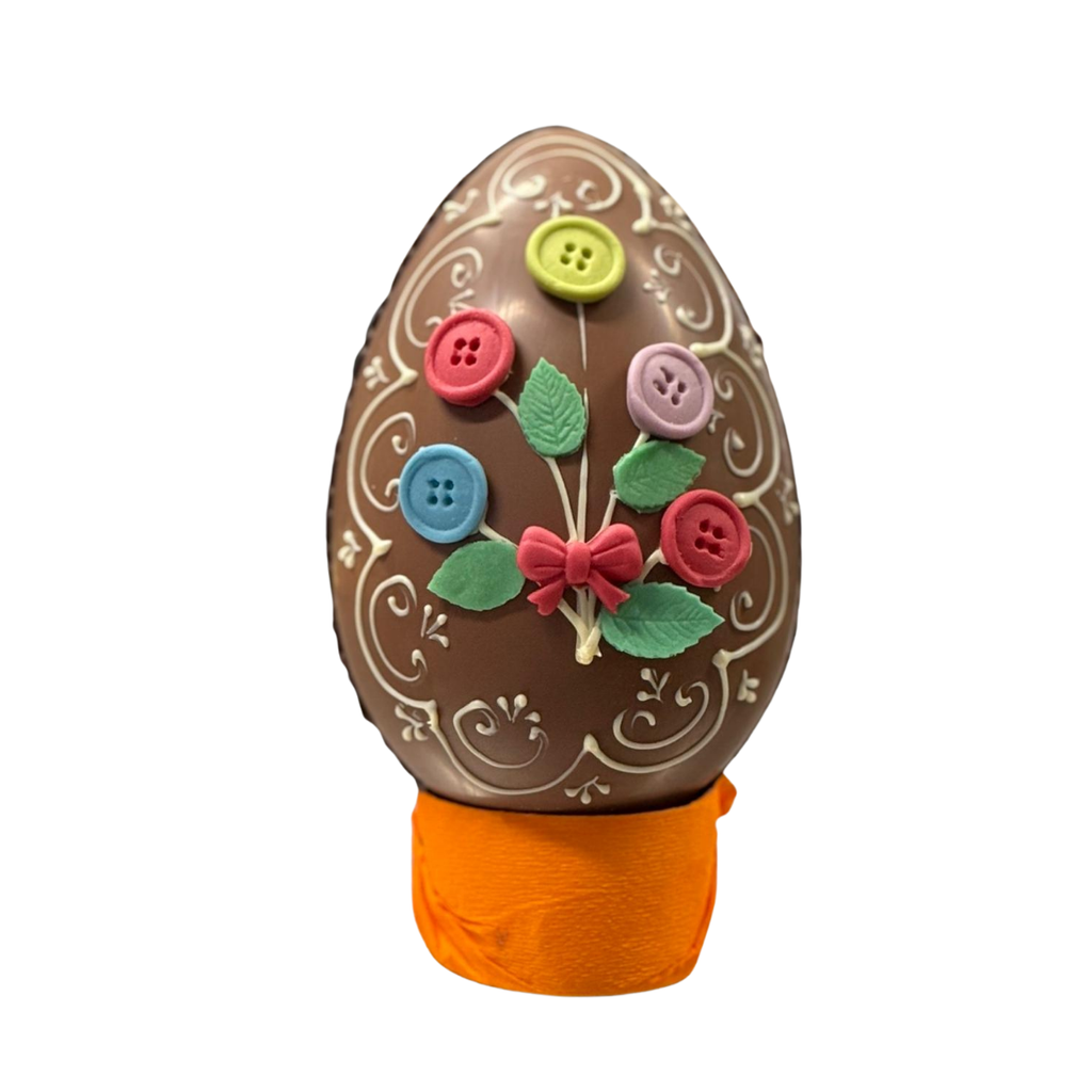 UOVO DI PASQUA “FIORI”.  500 GRAMMI
