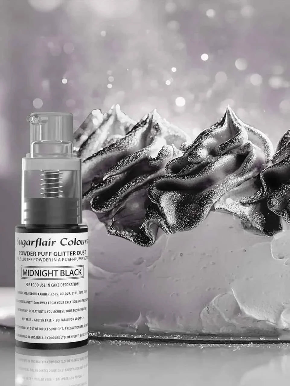Polvere Spray Glitter Viola perlescente. Naturale 100% ed edibile per Candele e Saponi
