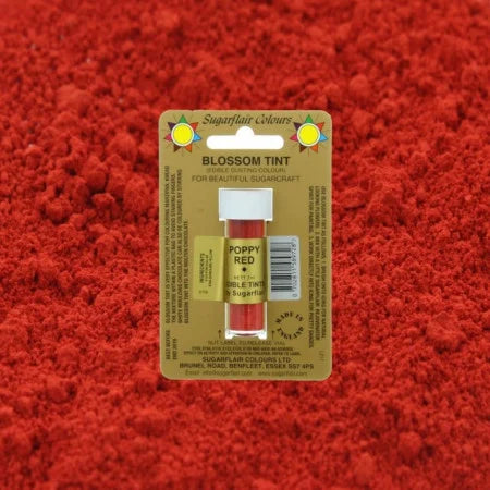 Rosso Papavero. Colorante concentrato in polvere. Sugarflair