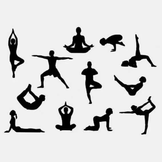 Ginnastica Yoga. Stampo Tagliapasta