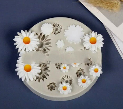 Margherita di varie dimensioni. Stampo in silicone