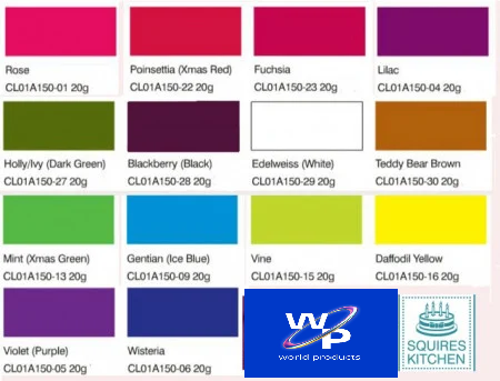 Coloranti in Gel Squires Kitchen. Confezione da 20 gr. Senza Glutine