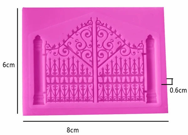 Cancello a 2 Ante. Stampo in silicone