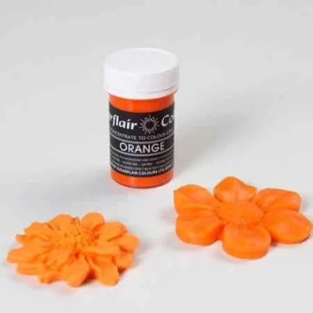 Arancio. Linea Pastello. Colorante in Gel concentrato. Orange. Sugarflair