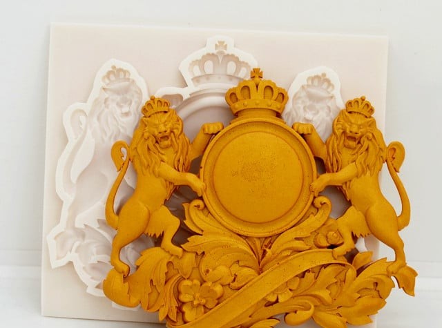 Bellissimo Stampo decorativo Barocco Vintage. Stampo in silicone