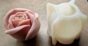 Grande Bocciolo Rosa di 12 cm. Stampo in silicone per Candele - saponi e cake design