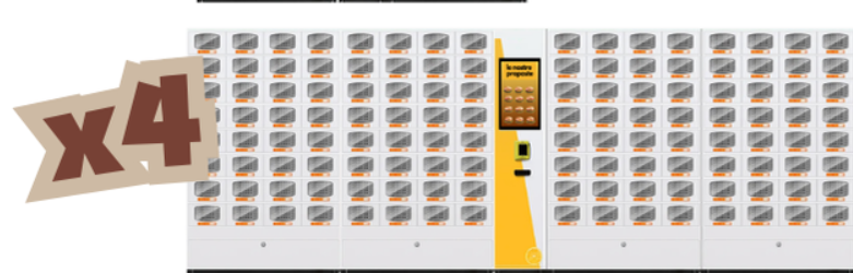 HOT LOCKER. LOCKER PER FAST FOOD AUTOMATICO.
