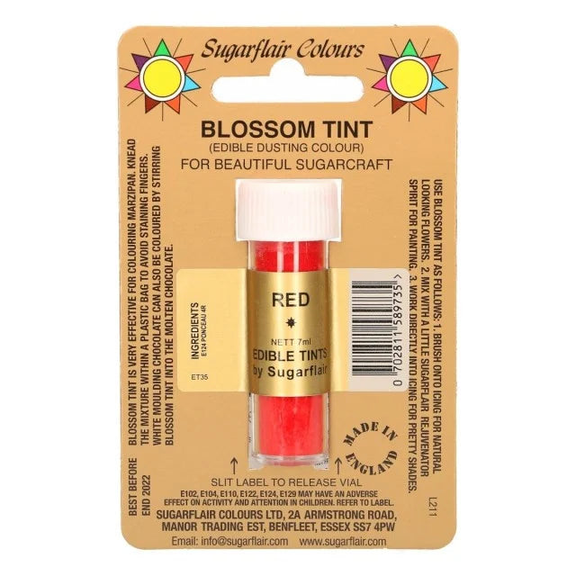 Rosso. Colorante concentrato in polvere. Sugarflair
