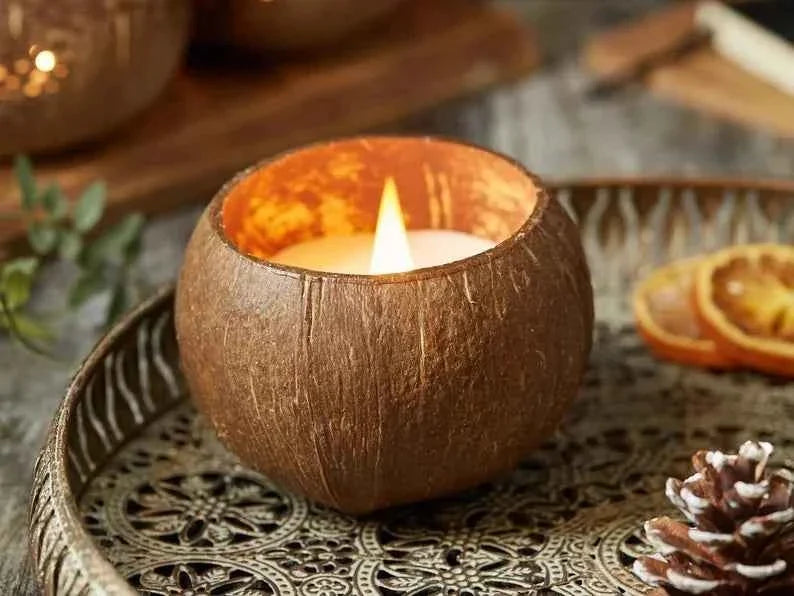 Cera di Cocco per Candele VERGINE in PEZZI per Contenitori e Tart.