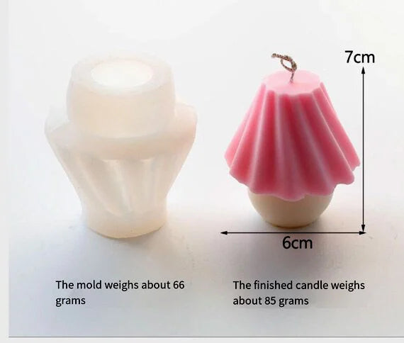 Lampada da tavolo di 7 cm. Stampo in silicone anche per Candele - WORLD PRODUCTS SHOP