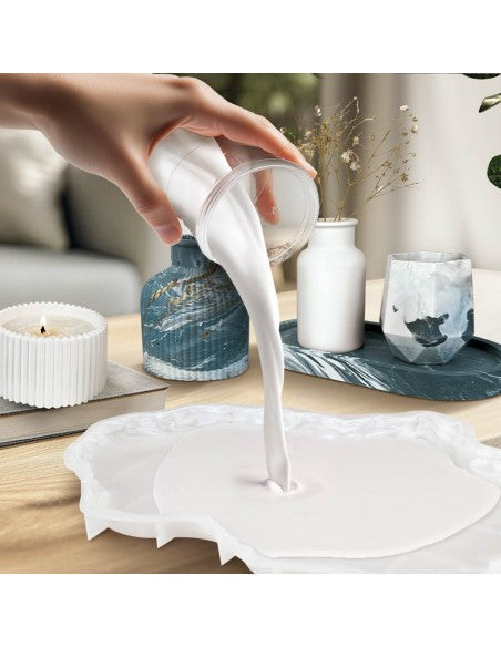 Aqua Shield - Additivo che rende le tue creazioni in eco resina e gesso impermeabili, lucenti e ultra resistenti