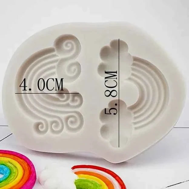 Arcobaleno. Stampo decorativo in silicon