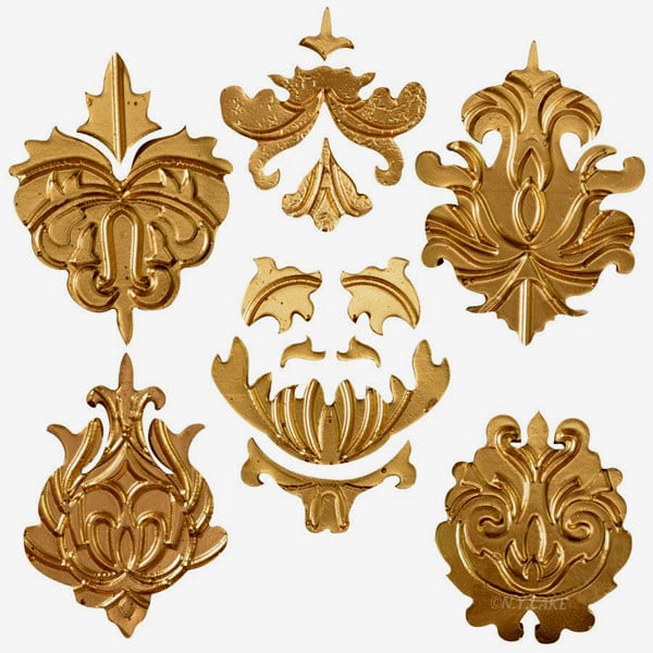 Barocco. Tante Bellissime decorazioni. Stampo in silicone