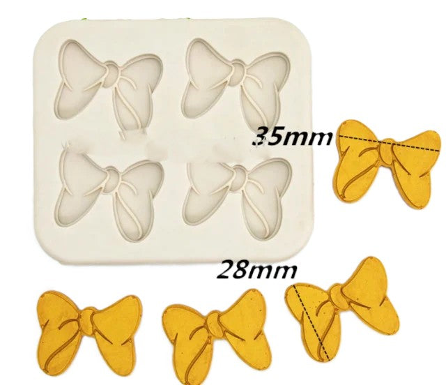 4 Grandi Fiocchi. Stampo Fiocco in silicone