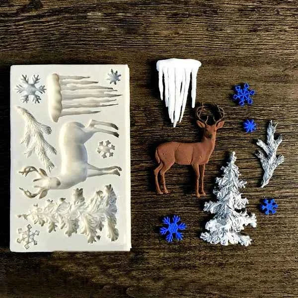 Cristalli e Fiocco di neve. 3 Stampi Tagliapasta