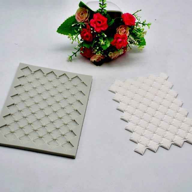 Diamanti Decorati. Stampo in silicone.
