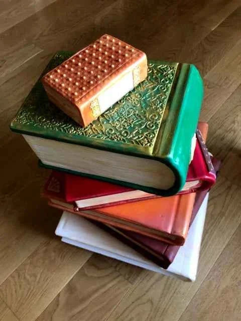 Libro copertina Decorazione. Grande Stampo in silicone di 25 cm