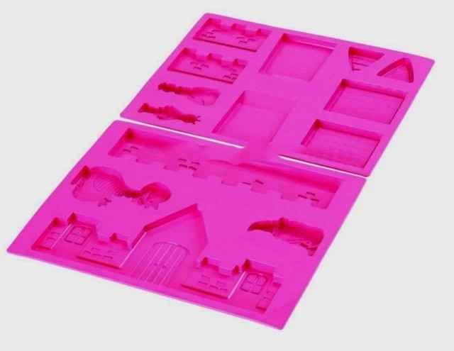 Castello Incantato Stampo in Silicone componibile.