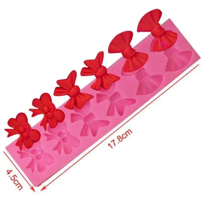 Fiocco di Neve. Stampo in Silicone con 7 forme di Fiocchi