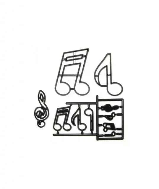 Note Musicali grandi. Stampo Patchwork Cutter