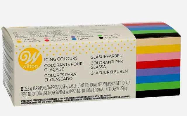 Kit 8 coloranti gel Wilton. Nuova Produzione Icing Color 28 gr