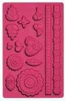 Diadema e Camei. Stampo in silicone Folk