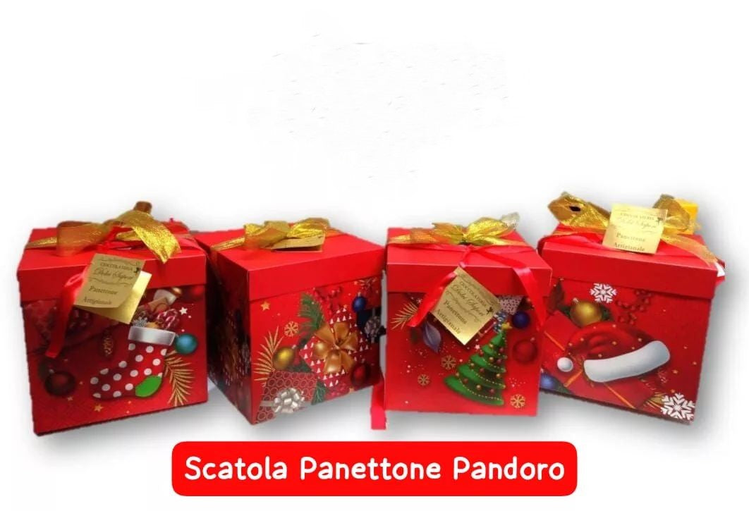 Panettone o Pandoro PERSONALIZZATO con foto e dedica