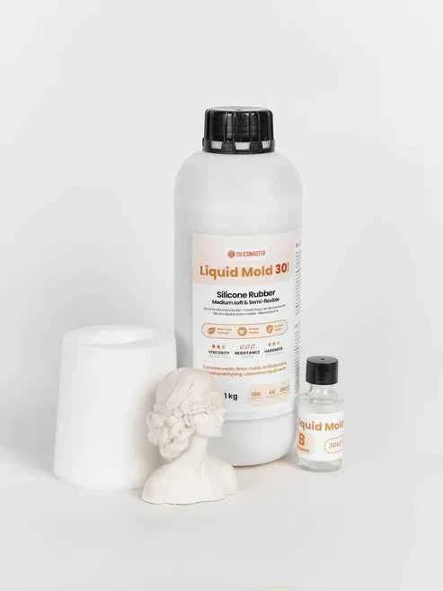 Liquid Mold 30 – Silicone per Stampi Resilienti e Materiali Pesanti