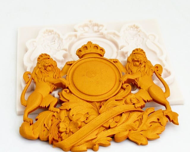 Bellissimo Stampo decorativo Barocco Vintage. Stampo in silicone