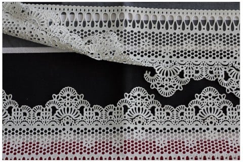 Bordo Pizzo e Merletti. Grande Tappetino in silicone.Modello CP1