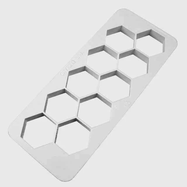 Quadrato. Set di 3 Maxi Stampi Tagliapasta in acciaio inox