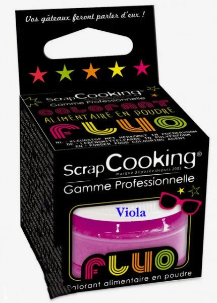 Effetto NEON. Fluo Scrapcooking. Coloranti alimentari in polvere
