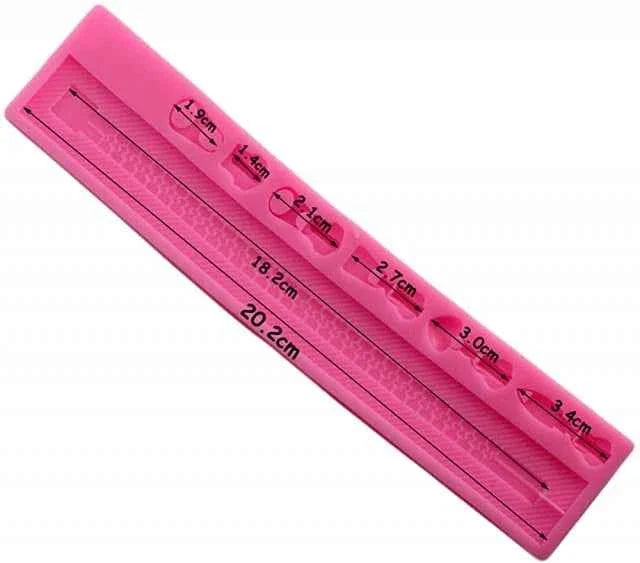 Chiusura lampo Zip e Tiretto. Stampo in silicone
