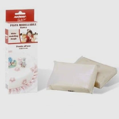 Modecor Elite da 1 Kg. Pasta di zucchero Bianca. Senza Glutine.