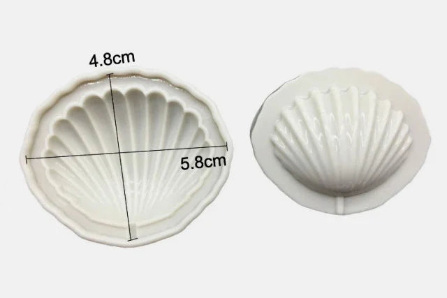 Ostrica da Perla. Conchiglia di mare in alta definizione. Doppio Stampo in silicone