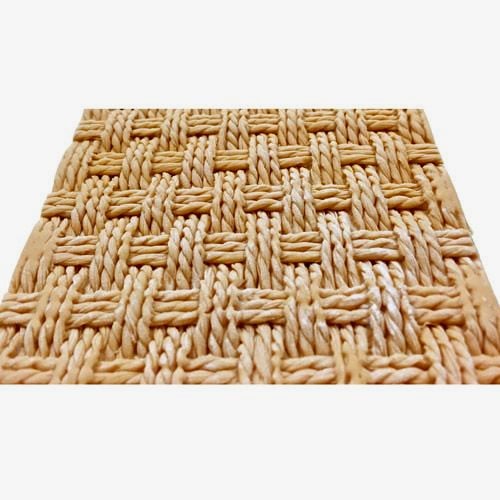 Intreccio Cestino. Fantastico grande Stampo in silicone. Rustic Basket. Originale Karen Davies.