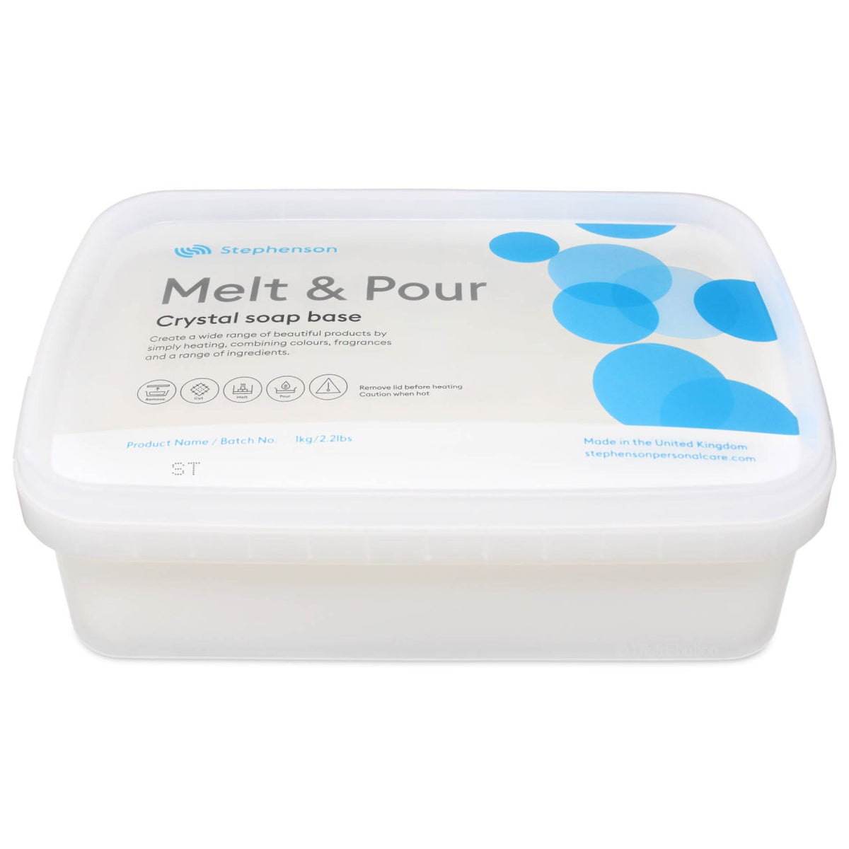 Crystal ST. Sapone Trasparente alla Glicerina. Base Melt and Pour - WORLD PRODUCTS SHOP