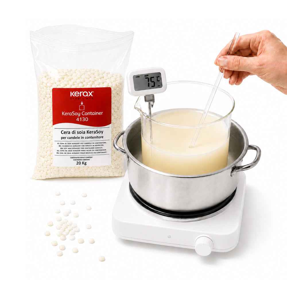 Cera di soia in gocce KeraSoy per candele in stampo 1 KG