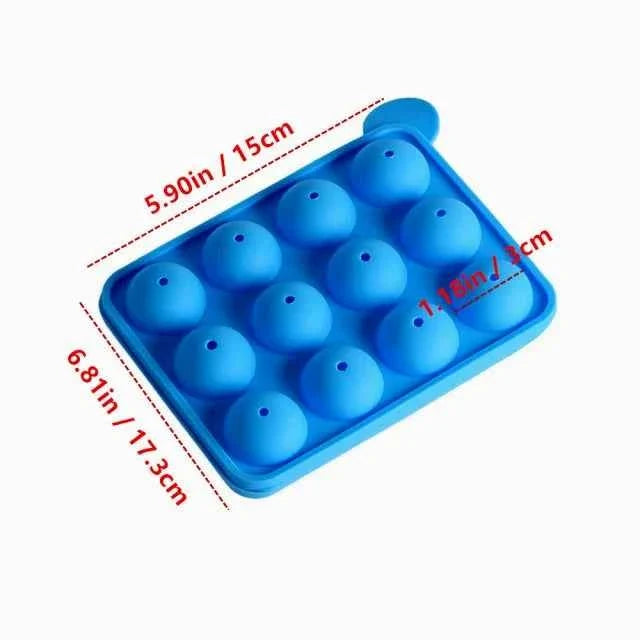 Cake Pops. Stampo in silicone Platinico. Da 8 o 12 sfere