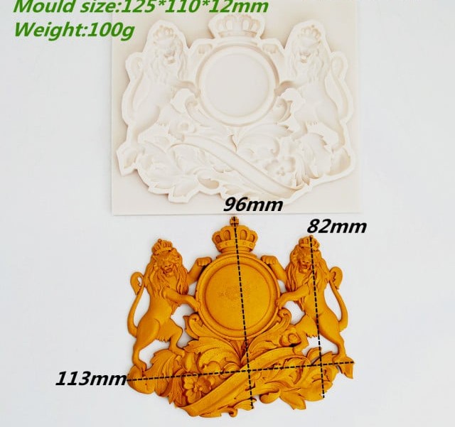 Bellissimo Stampo decorativo Barocco Vintage. Stampo in silicone