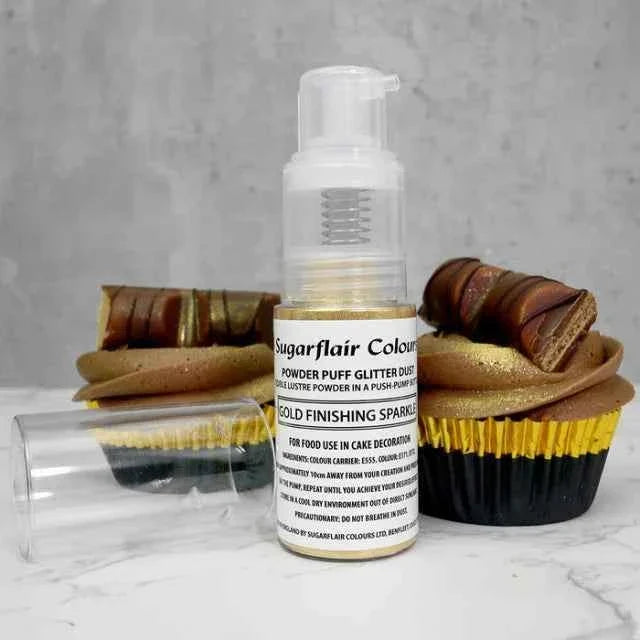 Spray Glitter Oro perlescente Alimentare per Candele e Saponi