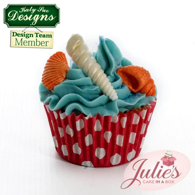 Conchiglie di Mare. Grande Stampo in Silicone di alta definizione. Originale Katy Sue.