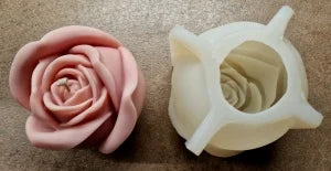 Grande Bocciolo Rosa di 12 cm. Stampo in silicone per Candele - saponi e cake design