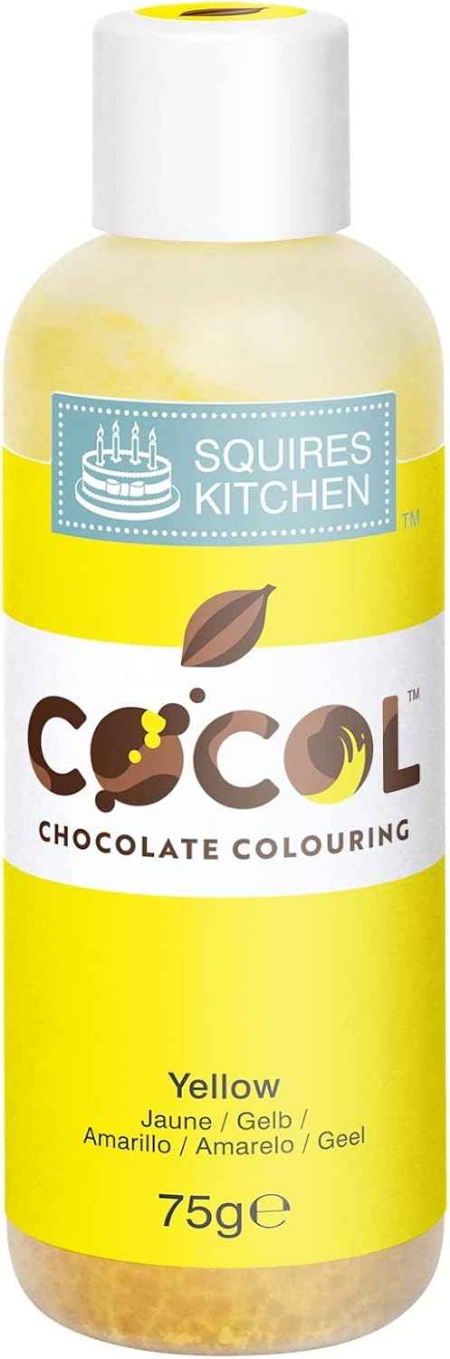 Giallo. Colorante per Cioccolato al Burro di Cacao. Cocol Squires Kitchen